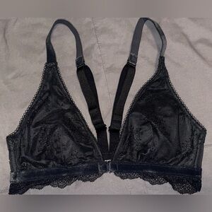 Victoria's Secret Black Mesh Lace Bra